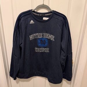 Adidas Navy Notre Dame Men’s Sweatshirt